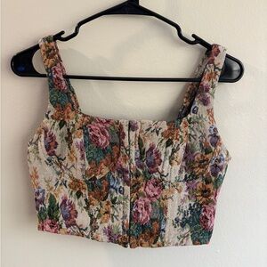 Target Multicolor Floral corset top